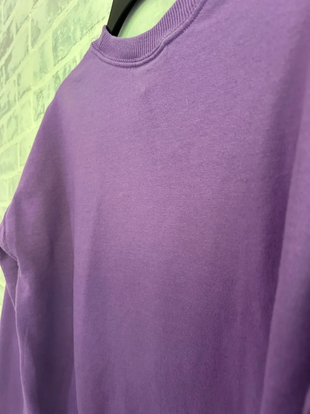 Champion Sweatshirt Womens Med Purple Crewneck Pullover Sweater Outdoors Casual